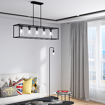 Nodira Simple Design E27 or E26 Floor Light 177cm or 70 inch Globe Black Iron Floor Lamp