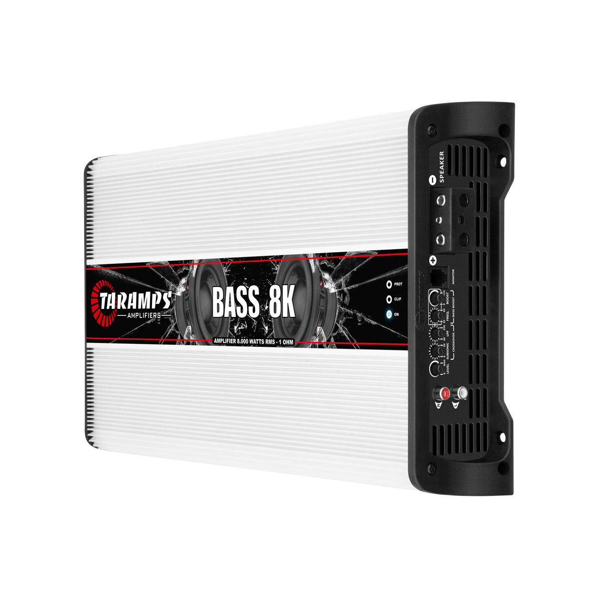 Car Audiophile Convex Amplifier Silver Channel OEM Taramps Bass 8k 8000