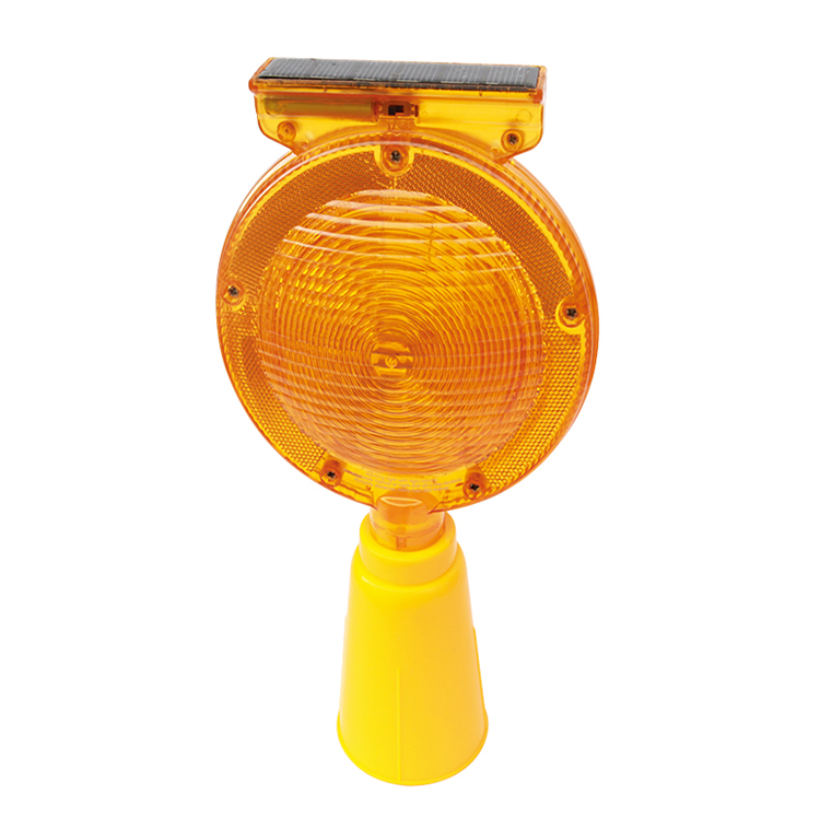 Предупреждающий фонарь на солнечной батарее