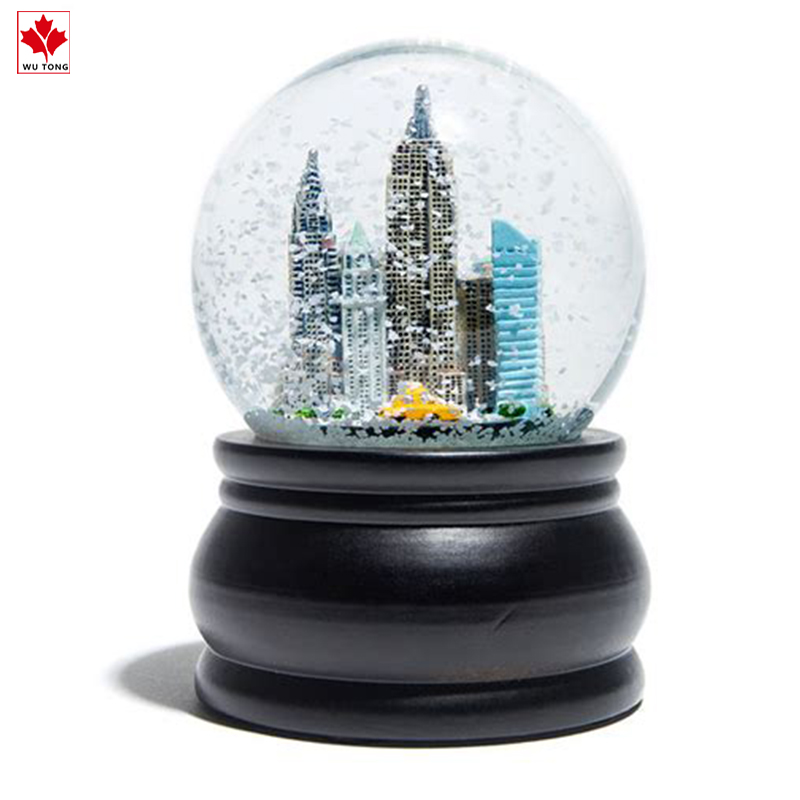 Высокое качество на заказ страна строительный дизайн смолы сувениры снег глобус