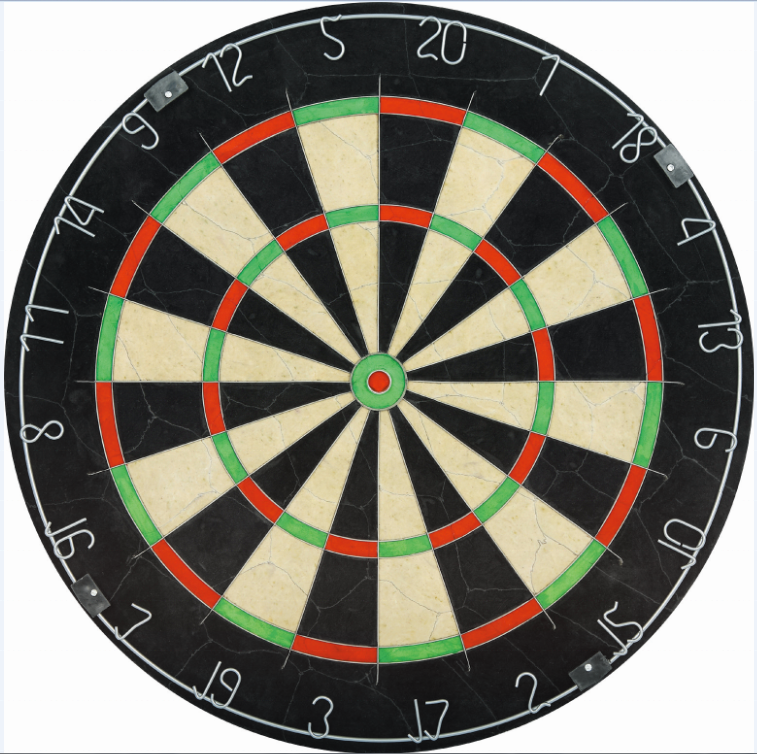 18 дюймовая профессиональная портативная Высококачественная Спортивная доска для Дартс с Африканской сизальной щетиной