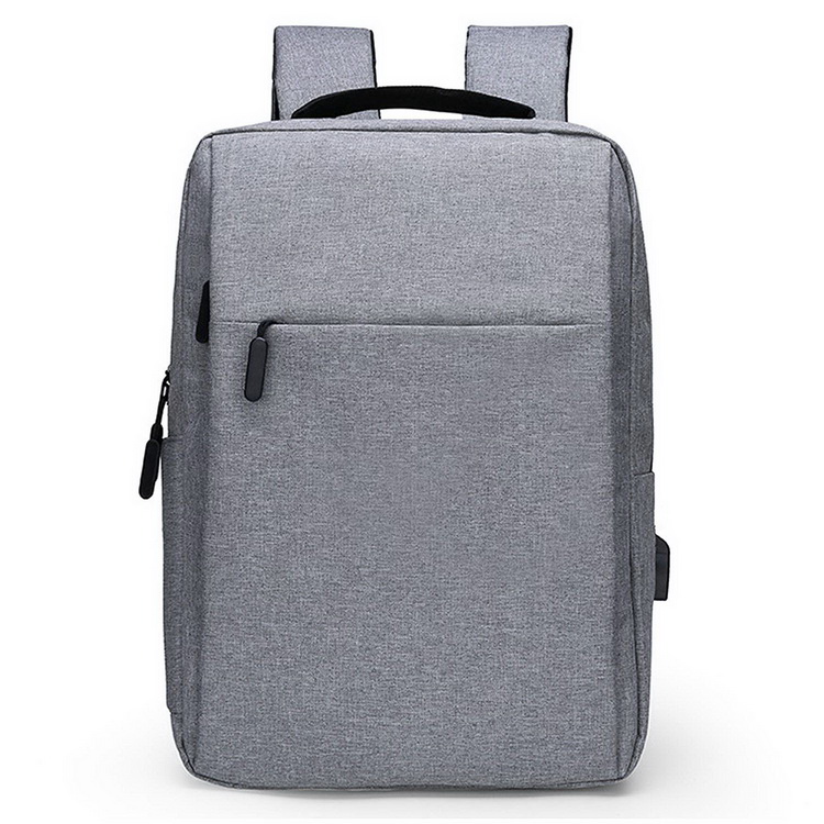 Zaino della scuola universitaria Porta di ricarica USB Zaino per studenti Borsa da scuola per laptop logo personalizzato