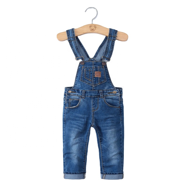 Amason горячая Распродажа бутик детские джинсы 2020 весна осень зима дети мальчик синий Повседневный джинсовый комбинезон