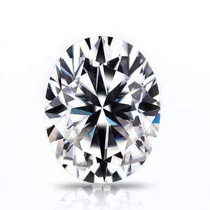 loose moissanite certificate 2ct oval moissanite forever brilliant for jewelry