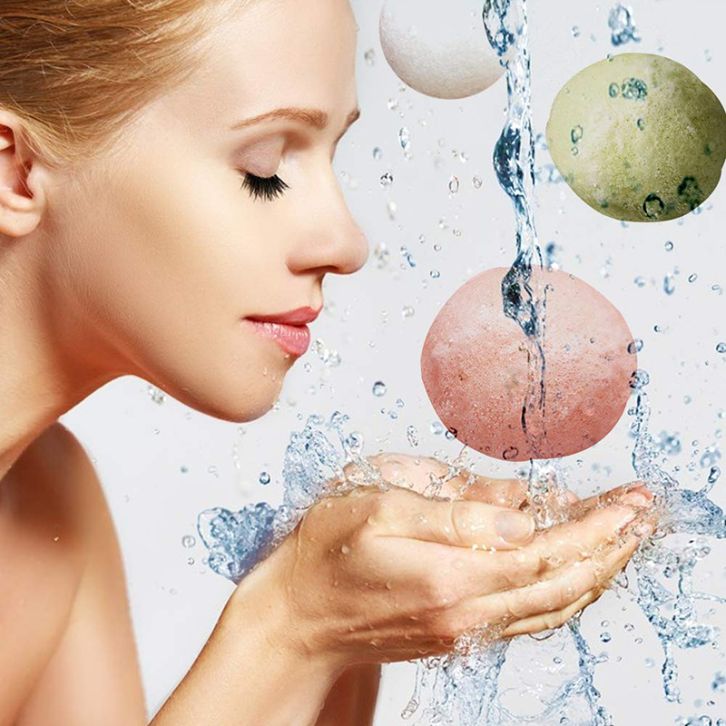 面部魔芋海绵为面部去角质和深层毛孔清洁设置