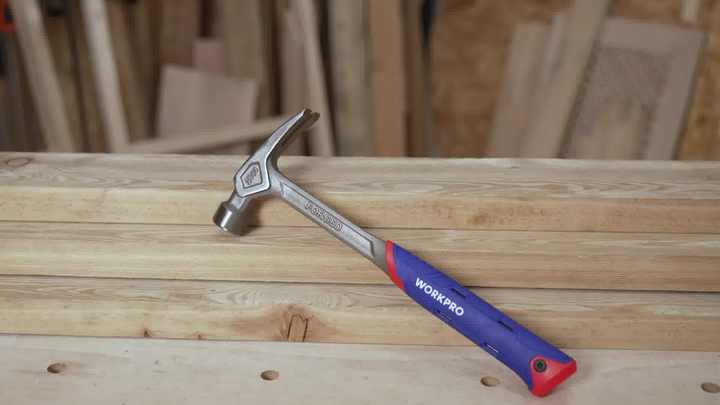 MARTELLO ARTIGLIO 16 Oz Manico In Acciaio Curvo Rimozione Unghie Albero - Foto 8