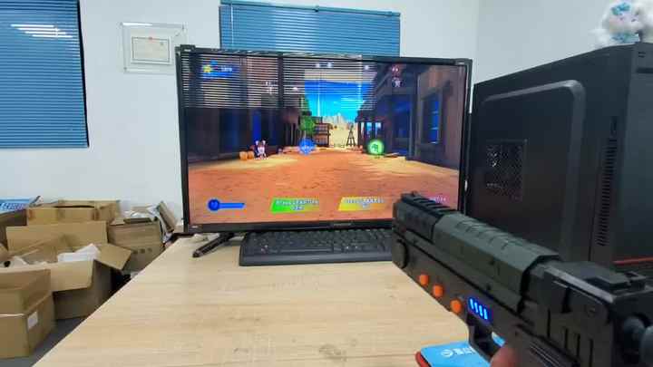 X-GUNNER Wireless Gaming Light Gun Pistol for Arcade and PC - Ideal for ...
