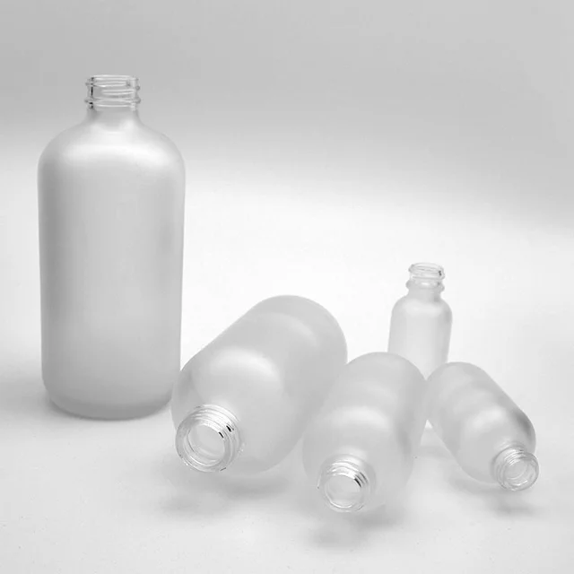 Wholesale 1 oz 2 oz 4 oz Boston Clear Glass Dropper Bottle With Sprayer