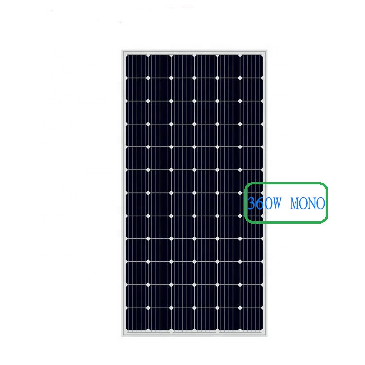 Alta Eficiência 360W Painéis Solares Mono Painel FOTOVOLTAICO 5BB do fabricante na china