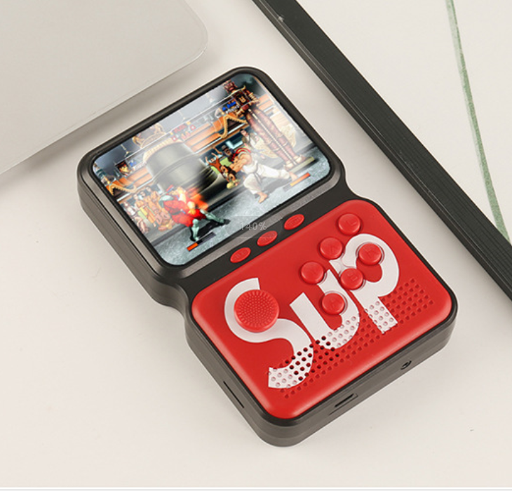 Игровая приставка с большим экраном 3,5 дюйма, джойстик 900 в 1, карта памяти Sup, портативная игровая консоль в стиле ретро