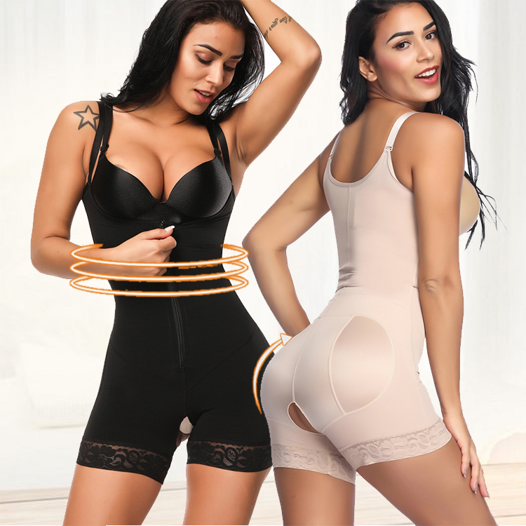 Psunrise Fajas Mesh Rubber Corset and Abdomen and Women Corsets Shaping Bodysuit Tied Waists Corsets