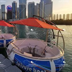 6-8 seats motor boats BBQ donuts boats water floating restaurant barbecue party electric grill boats for sale