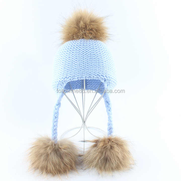 Herfst Winter Baby Warme Gebreide Mutsen Met Kinderen Gebreide Muts Effen Kleur Kindermuts Voor Jongens Meisjes Accessoires kopen vanaf een prijs van 9.37