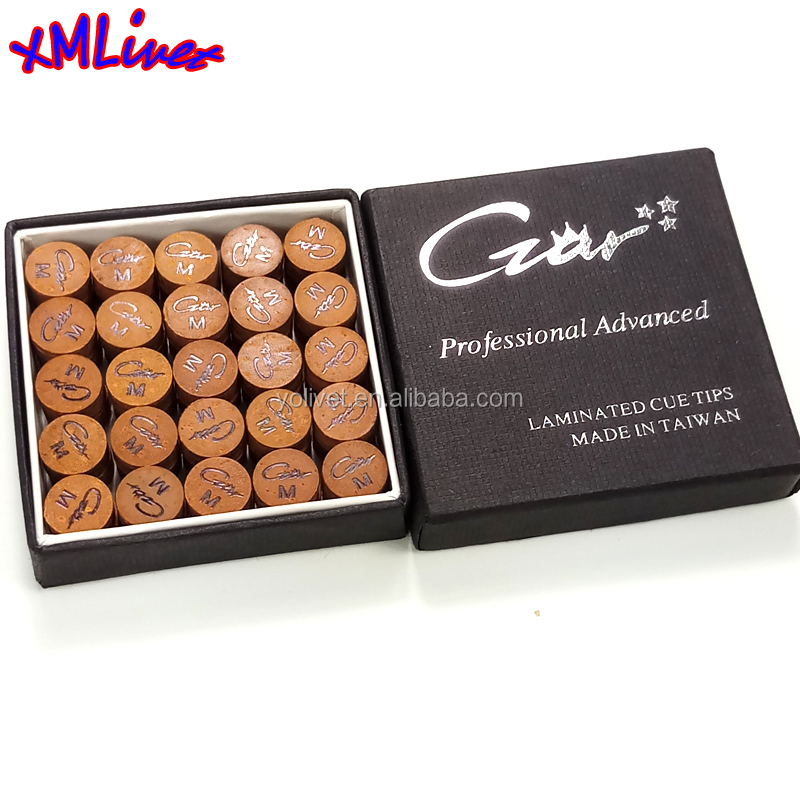 ビリヤードキュー(台湾製)★珍品★ オリジナルのCzarキューのヒント台湾プロフェッショナル13mm