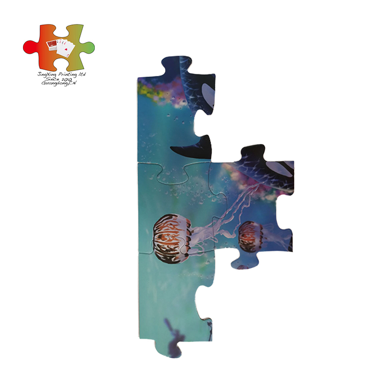 Various Size 48 Pieces Of Underwater World Jigsaw Box Custom Photo Puzzle
