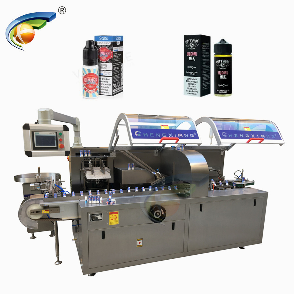 Автоматическая 30 мл 60 мл эликид бутылка картонизирующая машина
