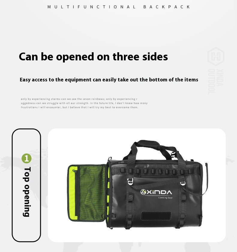 Xinda H Series B2 Equipment Management PVC Backpack 38L