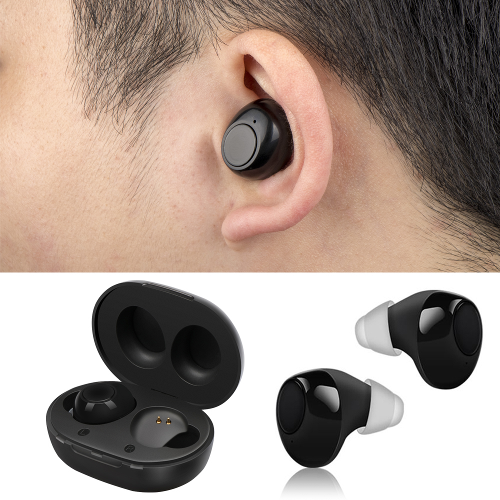 重度听力损失在线销售防水成人ce迷你智能手机手机app助听器cic隐形