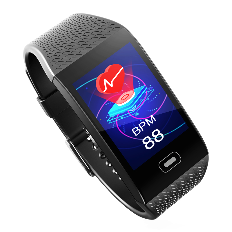 Водонепроницаемый смарт-браслет с измерением пульса и давления