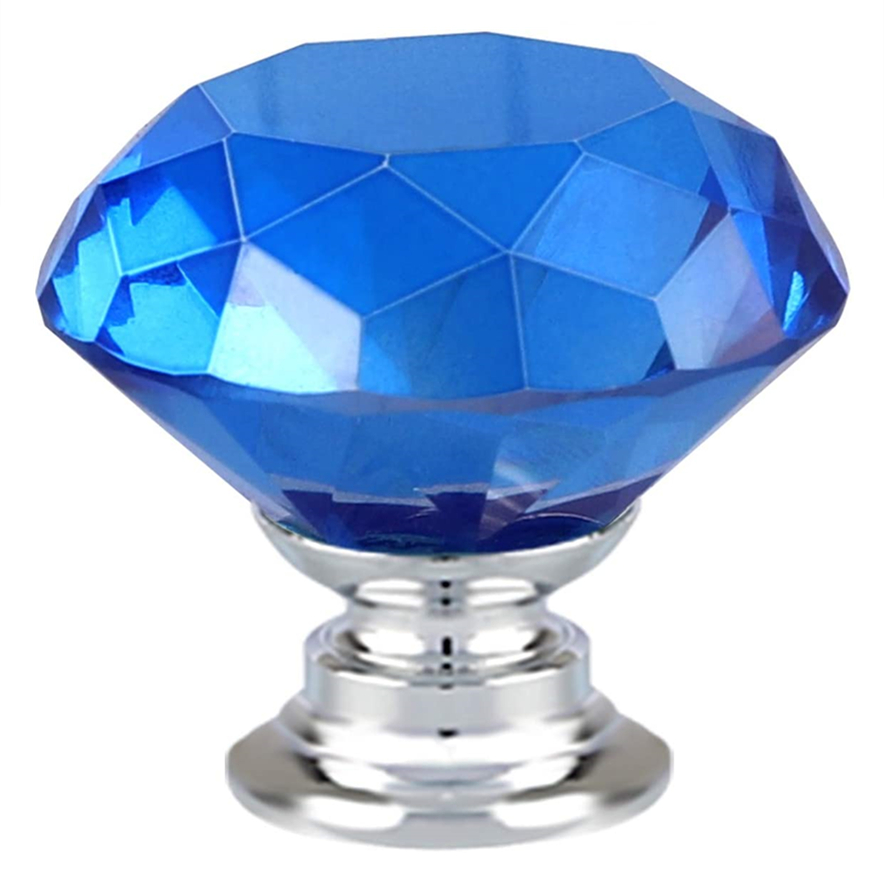 LOT Diameter 30mm Clear Crystal Glass Ball Shaped Cupboard Handles Drawer Knobs Door Knobs for cabinet Home Hardware