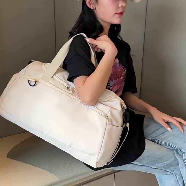 10pcs Custom LOGO Sport Gym Bag for Men Women Luggage Travel Bags Dry Wet  Separation Overnight Duffel Bag
