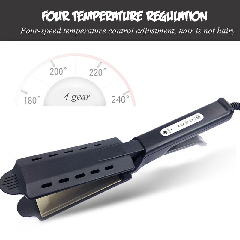 Wholesale Private Label Black Salon Wet Dry Titanium Ceramic Tourmaline Ionic Flat Iron Steam Hair Straightener Online