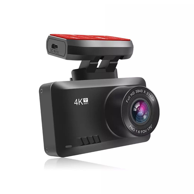 Автомобильная камера с двумя объективами 4K с магнитным креплением Автомобильная камера безопасности GPS WiFi 1080P g-сенсор Автомобильный видеорегистратор