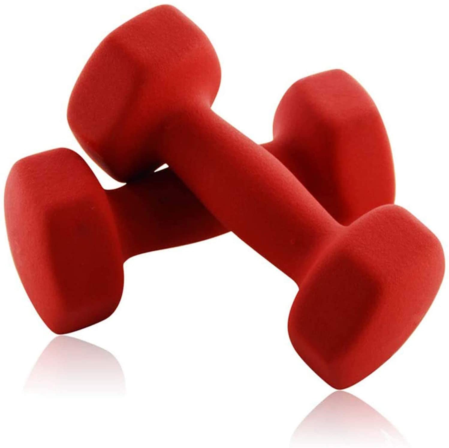 Life Fitness Dumbbells Weight Lifting Non-slip Grip Soft Neoprene Hex Dumbbell Set For Men Women And Kids