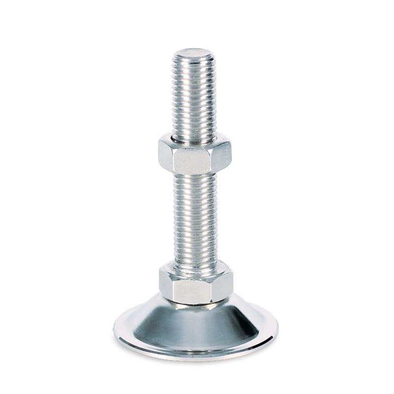Levelling Machine Feet M6 M8 M10 Screw in Height Adjustable Tilting Swivel Plate