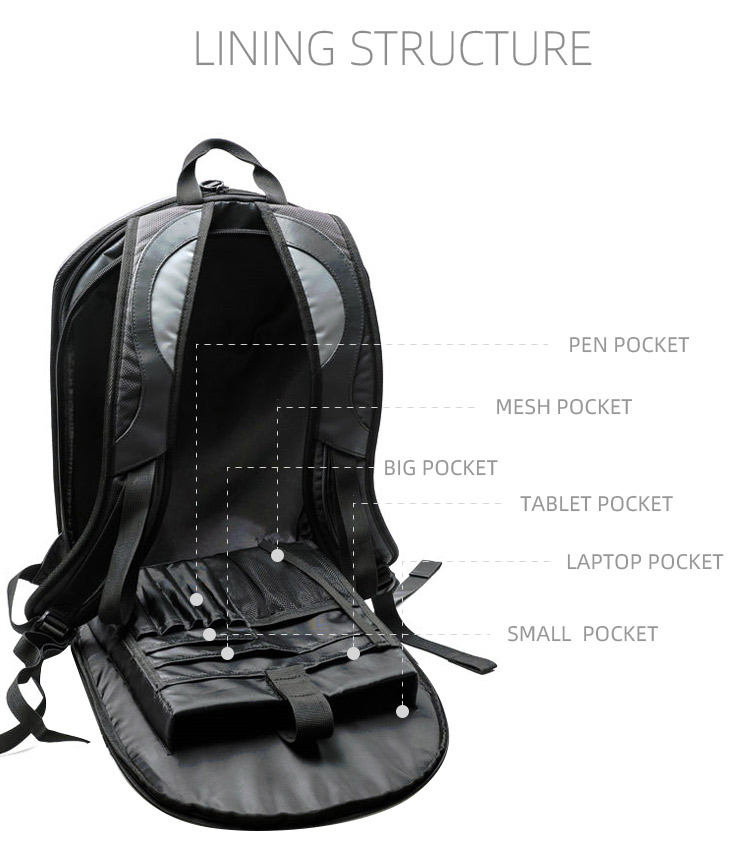 custom logo luxury smell proof carbon fiber men backpack bag for outdoor traveling with usb