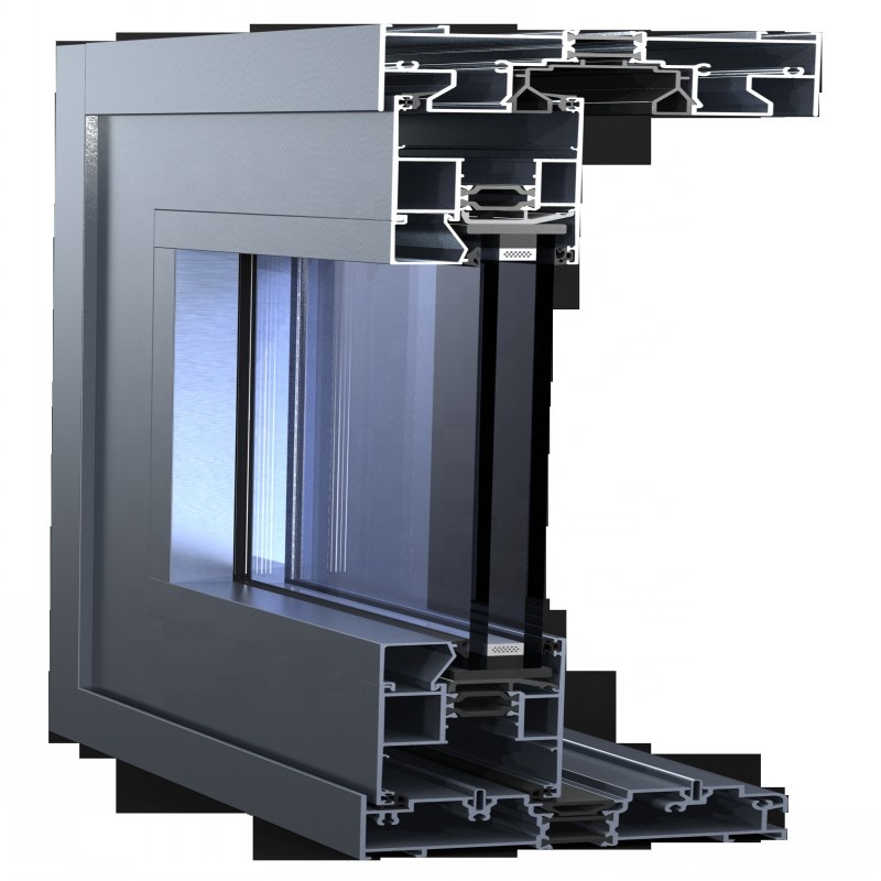 عالية الجودة السكنية الداخلية معزول عالية الجودة الألومنيوم انزلاق باب زجاجي للمنزل السلبي لتقوم بها بنفسك