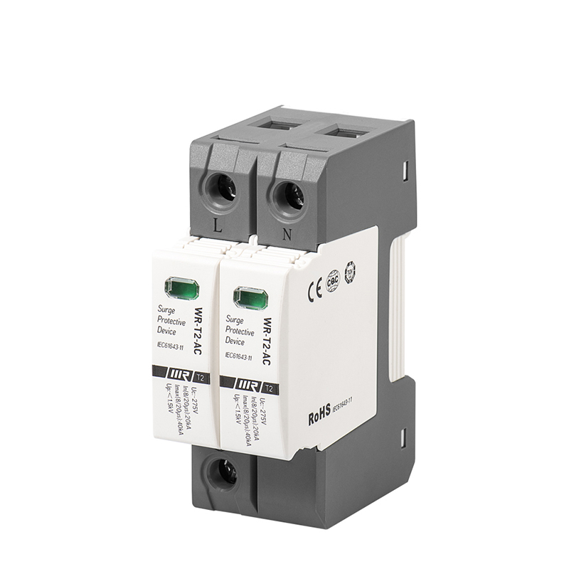T2 2P Uc 385V 20KA 40KA AC устройство защиты от перенапряжения питания SPD