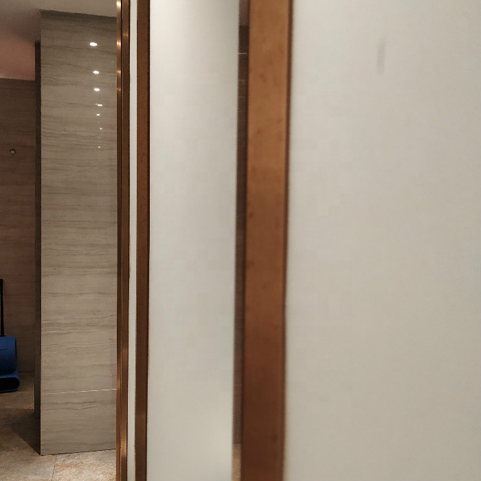 Современный дизайн, роскошная золотистая угловая отделка для плитки из нержавеющей стали