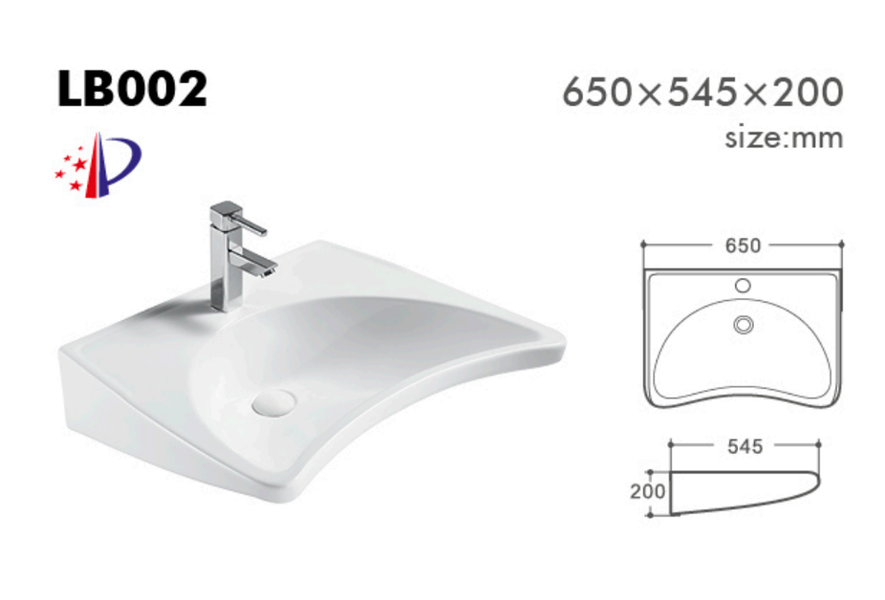 Professional manufacturer Disabled Vanity Wash Hand Basins Sink  Basin