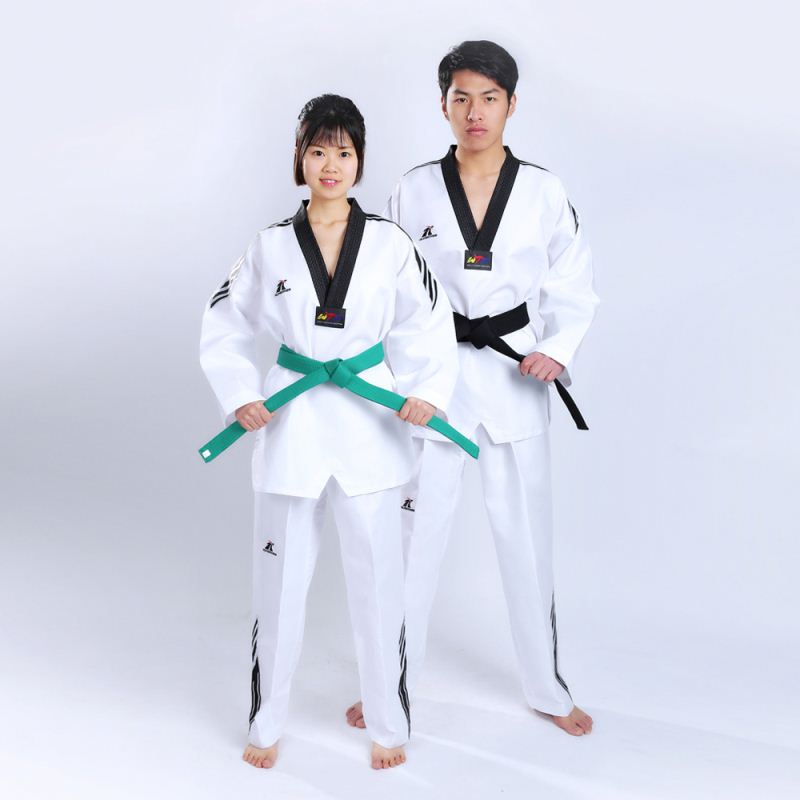 dobok taekwondo fighter