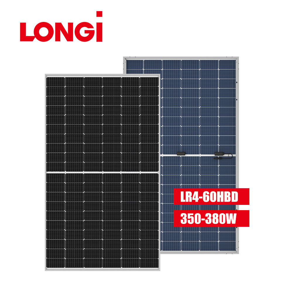 PERC 1000w panele longi bifacial solar preto mono painel solar 375w 380w 390w 120 celular atacado preço