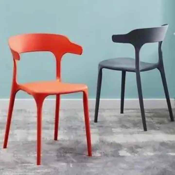 Polipropilene colorato giardino esterno Sillas moderno impilabile