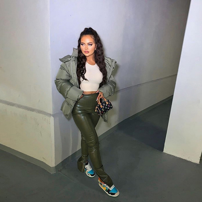 Женские брюки-карандаш из искусственной кожи, облегающие однотонные брюки с Боковым Разрезом и высокой талией в уличном стиле, осень 2020