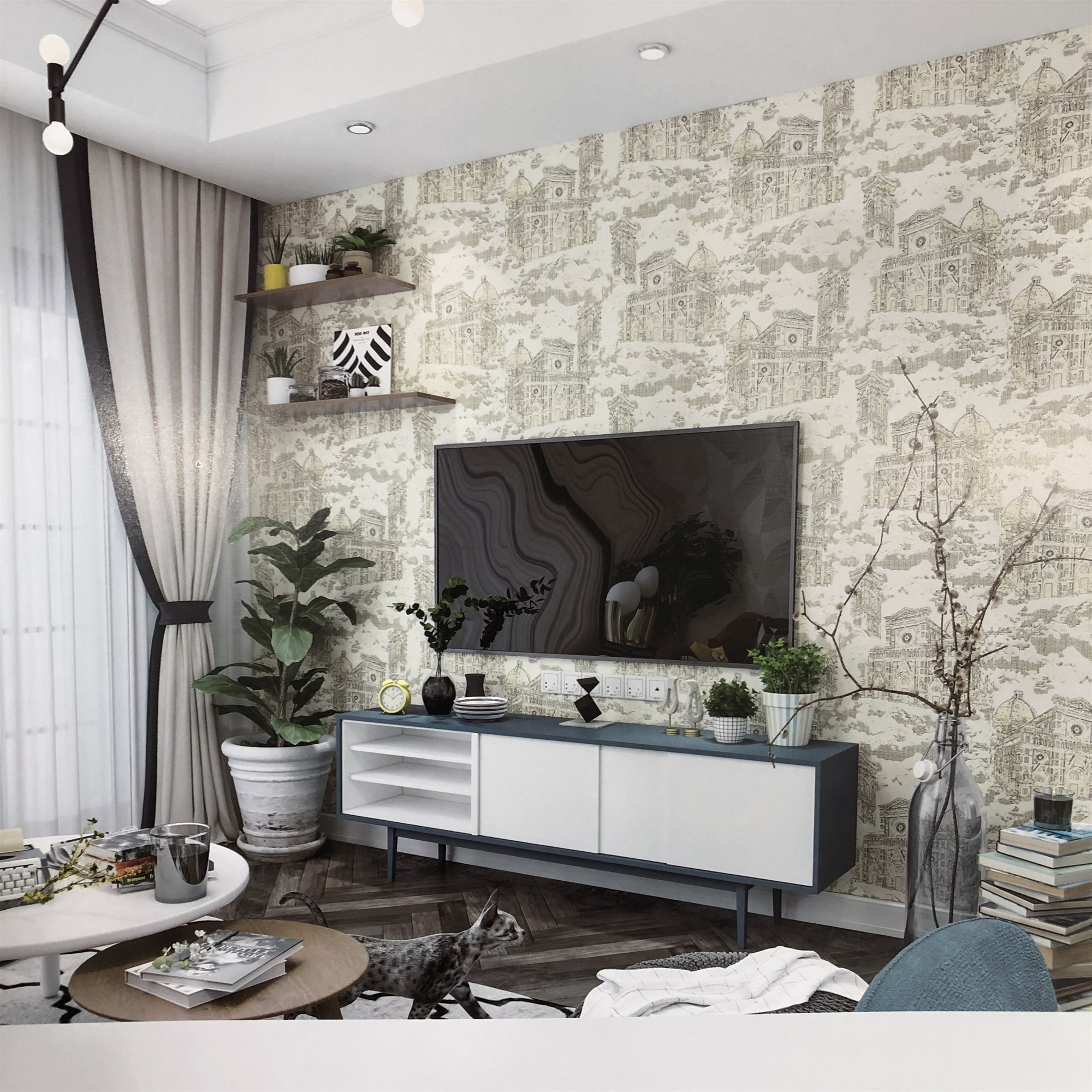 Factory sells 3d wallpaper, modern wallpaper