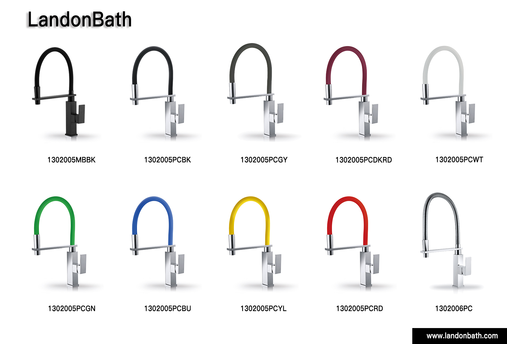 Kaiping Manufacturer Square Design Kitchen Faucet Black