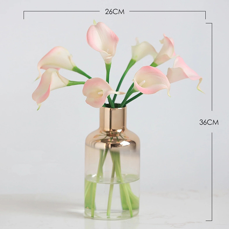 Wholesale western style glass vase bulk For Bedroom Office Balcony Flower Stand For Home Decor