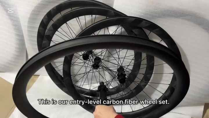 Sale!Carbon Wheels Disc Brake 700c Road Bike Wheelset UCI Quality