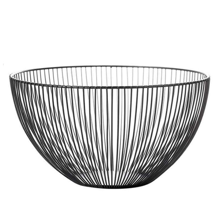 Европейская корзина для хранения фруктов BESKO для гостиной, кухонная металлическая проволочная Овальная корзина для фруктов