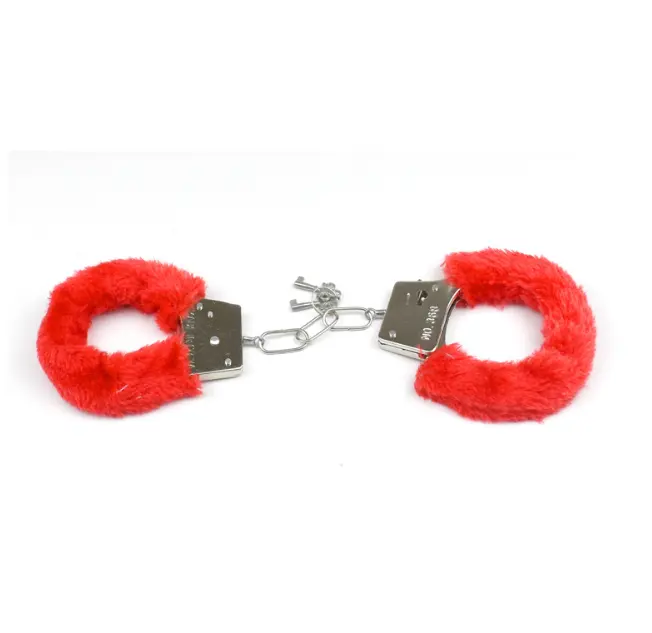 Sexy Soft Fluffy Stainless Steel Wrist Handcuff Sex Gift Toys Love Cuff High Quality Toy Cheap Handcuffs LYT768