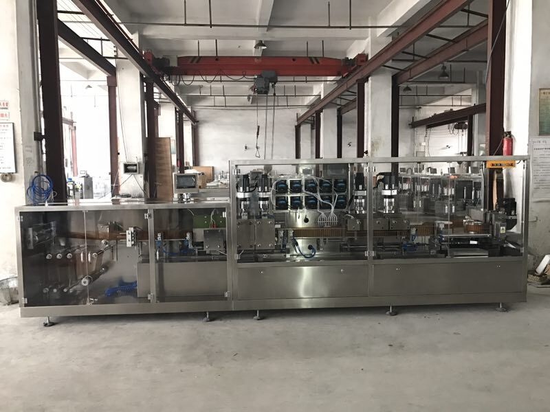 5ml plastic ampoule liquid FFS forming filling sealing single cutting machine