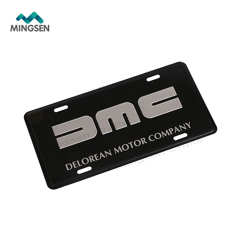 Пользовательский алюминиевый тисненый автомобильный номерной знак