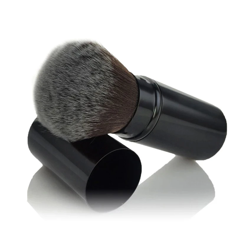 Free samples single gradual color oblique angle blush/powder makeup brush
