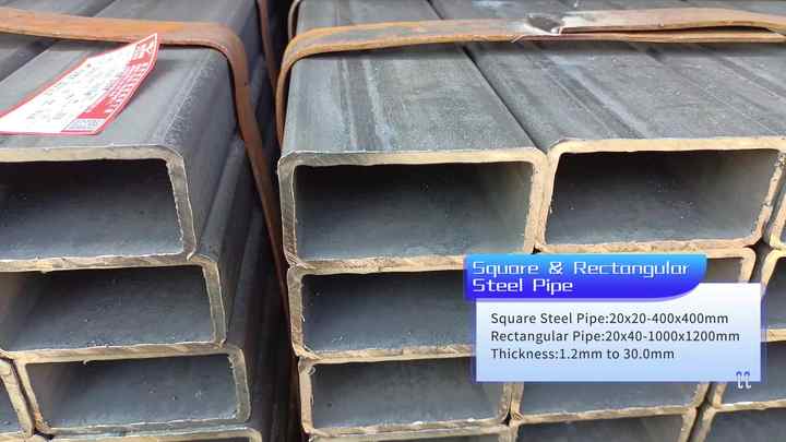 RHS Steel Tube 10*20 25x50mm Rhs 60*40*1.2 MS (mild Steel) Rectangular ...