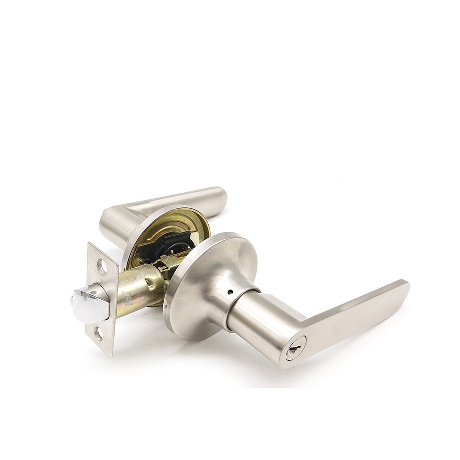 Латунный дверной замок с ручкой