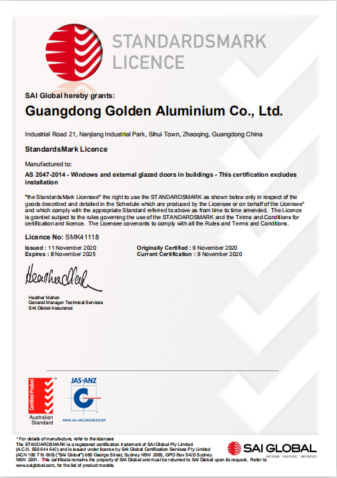 Sun Shade Roof Aluminium Skylight Tempered Glass 6063 T5 1.4-2.0mm